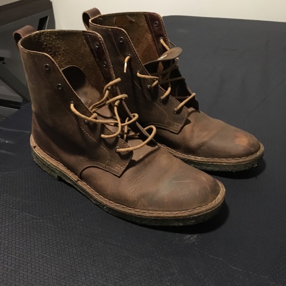 clarks military boots